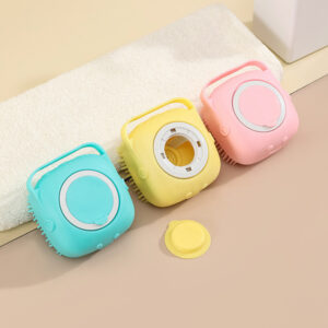 Soft Silicone Pet Cat & Dog Bath Brush - Image 3