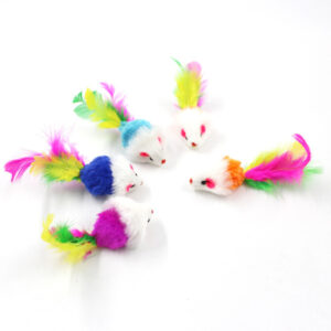 Cat Multicolor Toy Mouse - Image 3